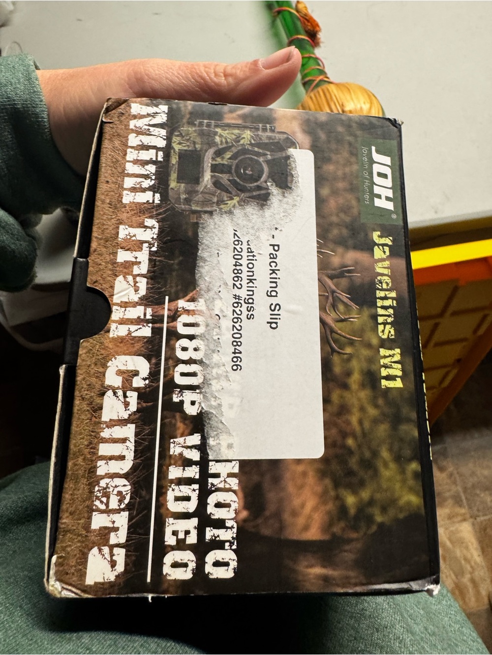 Oh Javelins M1 Trail Camera Box - Black/Camo